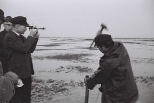 Premieres implantations de parcs à Blainville sur Mer