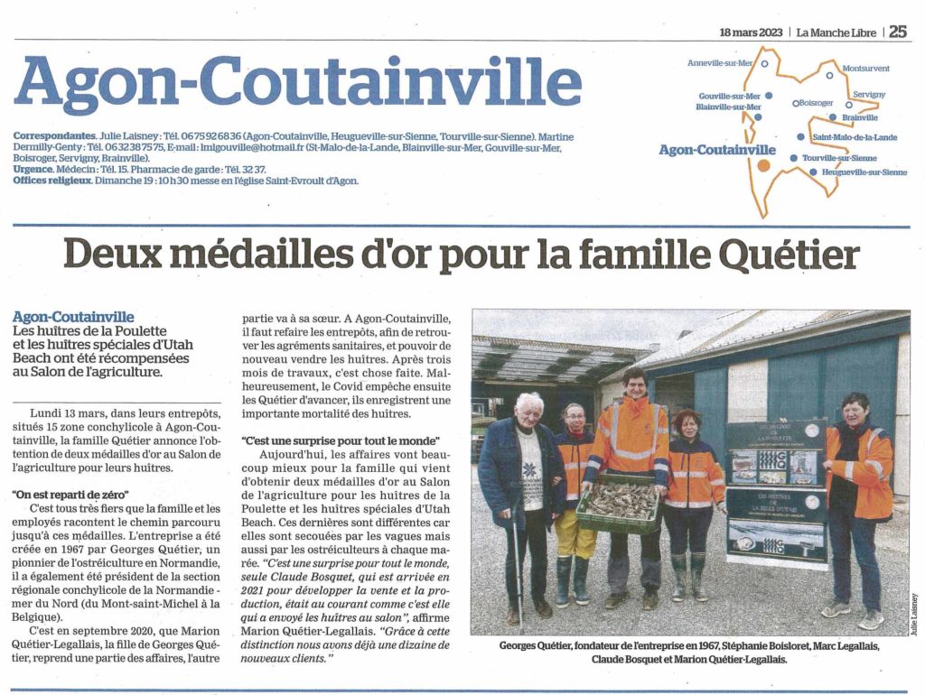 manche libre 18_03_23; medaille d'or; agon-coutainville